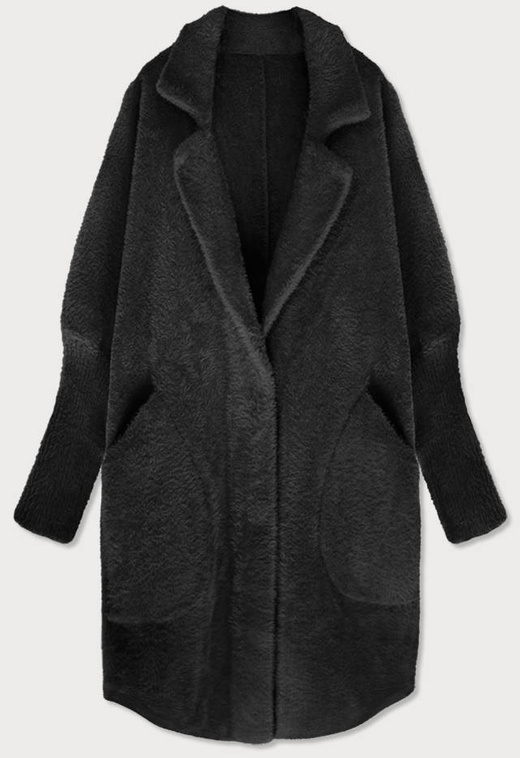 Płaszcz typu alpaka czarny