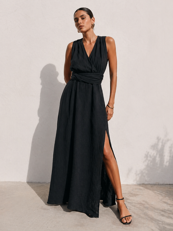 PENCIL DRESS BLACK (273ART)