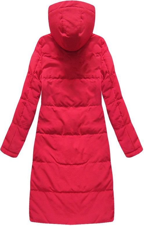 NATURAL DOWN SIMPLE COAT RED (7123)
