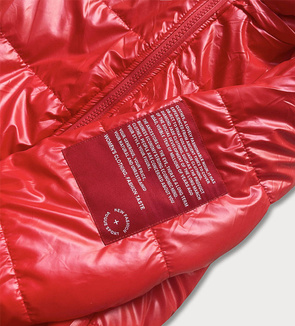 Uniwersalna czerwona kurtka z kapturem