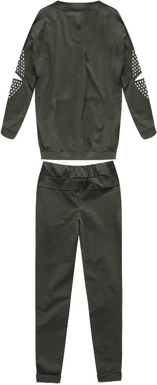 TRACKSUIT WITH RIVETS KHAKI (76ART)