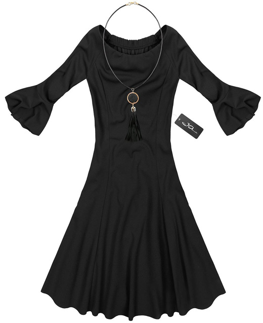 OFF SHOULDER DRESS BLACK (25102)