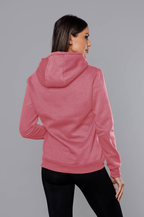 Damska bluza z kapturem cukierkowy róż