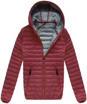 QUILTED JACKET WINE (B1256)