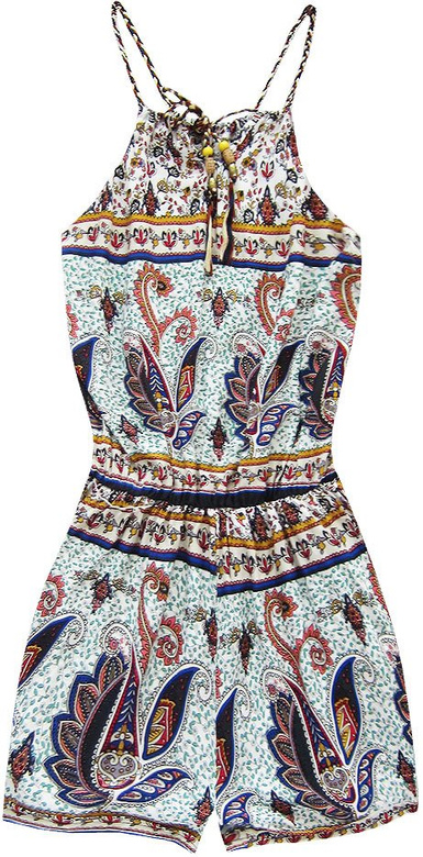 SHORT PATTERNED JUMPSUIT BLACK (2601)