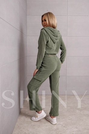 Dres ze spodniami typu cargo oliwkowy