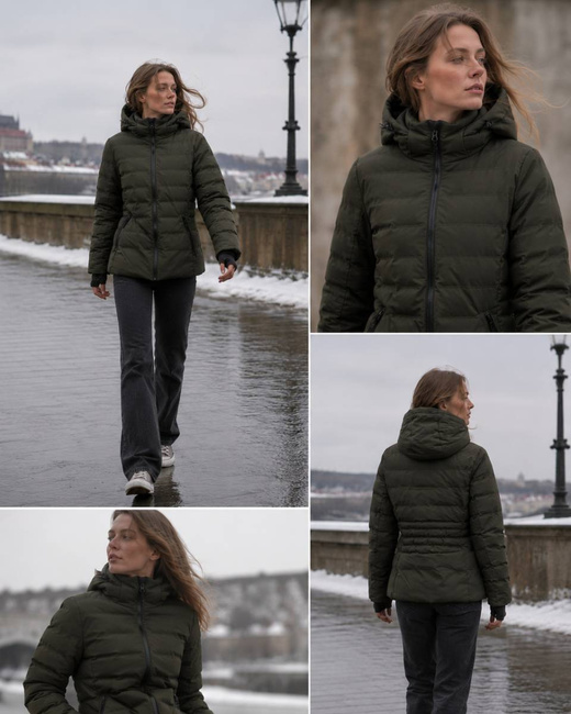 WINTER JACKET WITH MEMBRANE MINT (W182)