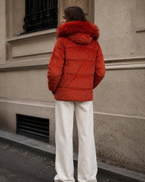 STRIPED JACKET WITH BRICK (7696)