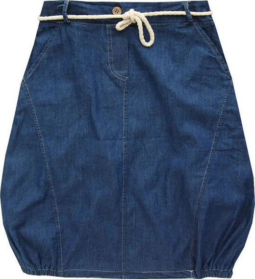 IMITATION JEANS ROCK MARINEBLAU (GOOD56)