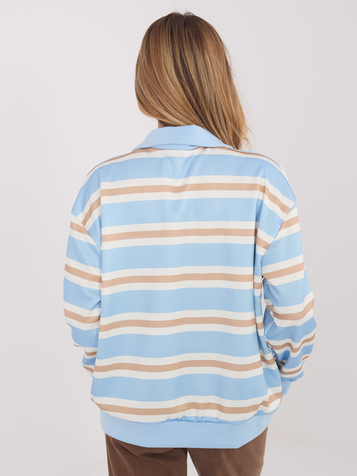 Jasnoniebieska bluza w paski