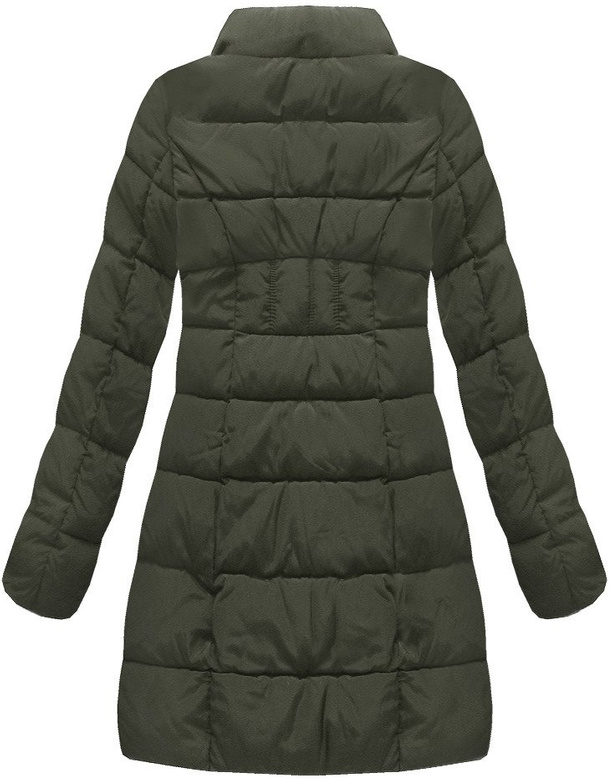QUILTED HOODED JACKET KHAKI (B1052-30)