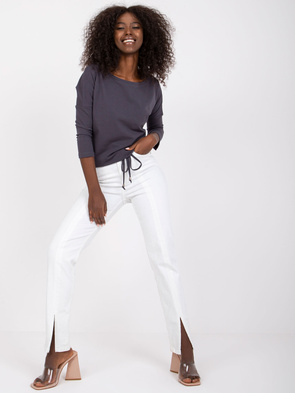 Uniwersalna grafitowa bluzka z rękawem 3/4