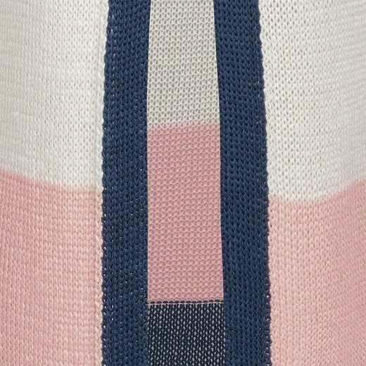 LONGPULLOVER MIT KAPUZE MARINEBLAU-ROSA (122ART)
