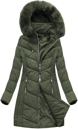 LANGE STEPPJACKE KHAKI (7689BIG)