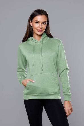 Damska bluza z kapturem pistacjowa