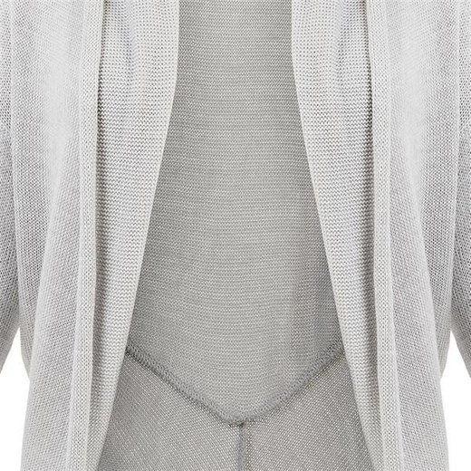 DŁUGI SWETER Z KOŁNIERZEM SZARY JASNY (SW88)