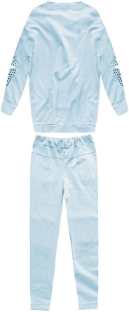 TRACKSUIT WITH RIVETS BABY BLUE (76/1ART)