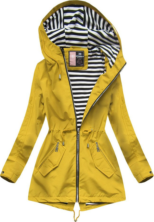YELLOW PARKA IN MARINE STYLE (W647)