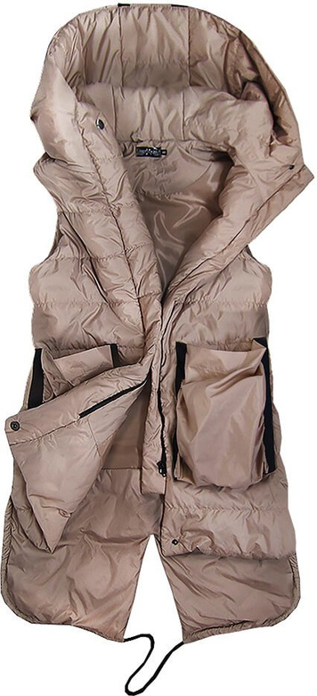 OVERSIZE BEIGE VEST (567ART)