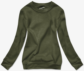 Dresowa bluza za ściągaczami ciemnobeżowa -6