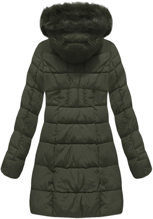 STEPPJACKE MIT KAPUZE KHAKI (B1052-30)