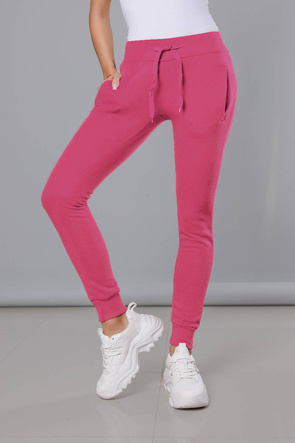 Spodnie dresowe różowe -19