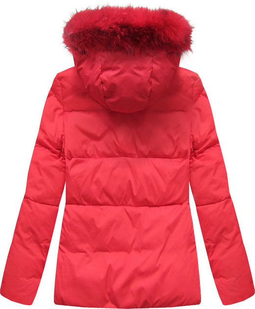 SHORT QUILTED RED JACKET (7694)