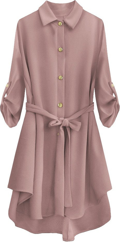 OVERSIZE LONG SHIRT PINK (538ART)