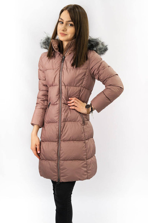 LANGE STEPPJACKE ANTIK ROSA (7701)