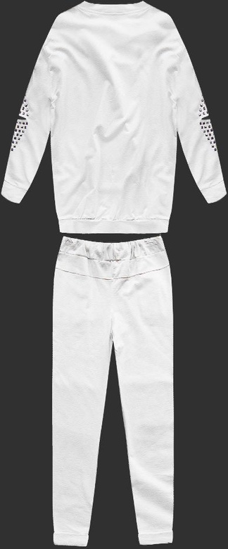 TRACKSUIT WITH RIVETS WHITE (76ART)