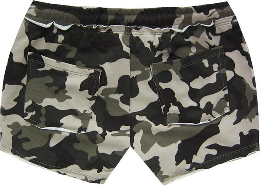 ARMY PRINTED SHORTS BEIGE (1306/5)