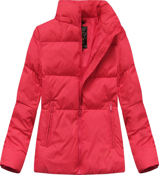KURZE GESTEPPTE ROTE JACKE (7694)
