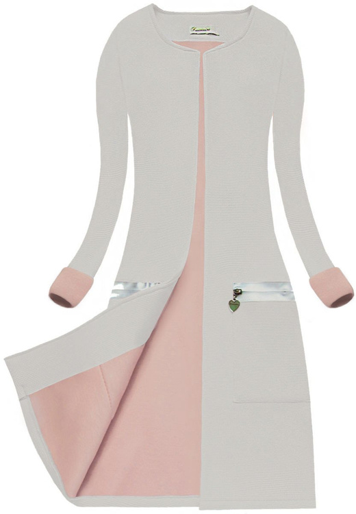 NEOPRENE BLAZER WITH POCKETS GREY (81705-5)