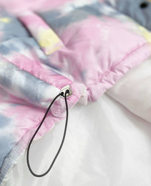 KOLOROWA KAMIZELKA DAMSKA RÓŻOWO-SZARA (1855)