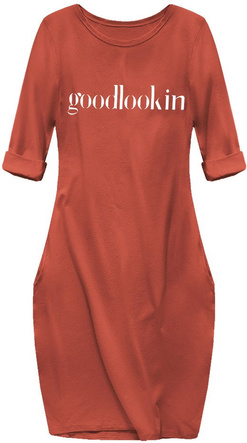 OVERSIZE KLEID ROT (144ART)
