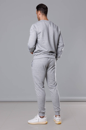Jasnoszary dres męski basic