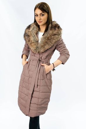 MANTEL AUS ÖKOLEDER ANTIK ROSA (5528)