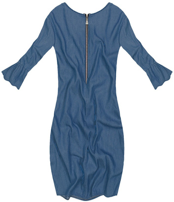 DENIM DRESS NAVY BLUE (8746)
