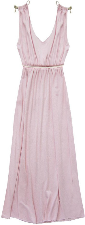 KLEID IM GRIECHISCHEN STIL PUDER ROSA (109ART)