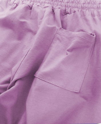 BAWEŁNIANY KOMPLET SPORTOWY DAMSKI LILAC (609ART)