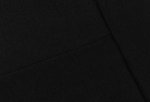 Czarne legginsy sportowe typu capri damskie