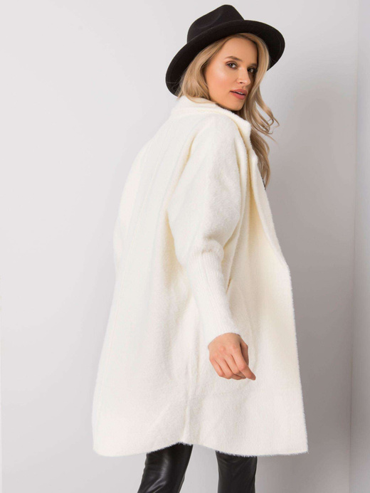 Płaszcz typu alpaka ecru