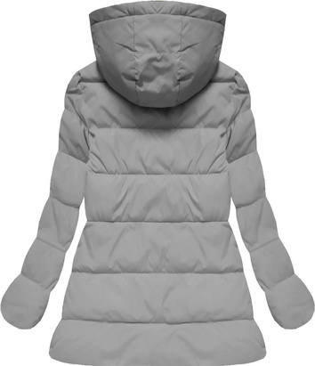 STEPPJACKE MIT KAPUZE GRAU (2012)