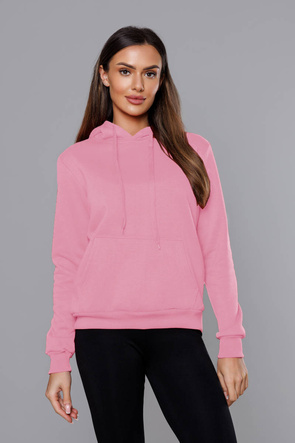 Damska bluza z kapturem różowa
