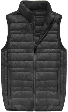 NATURAL DOWN WAISTCOAT GREY (5008)