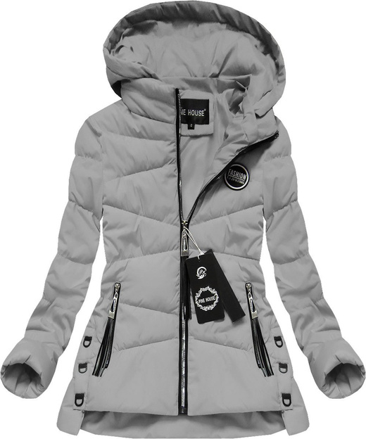 HOODED QUILTED JACKET GREY (2012)