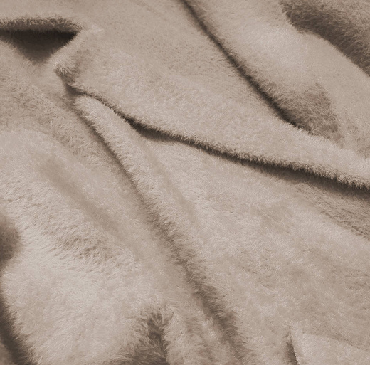 Płaszcz typu alpaka jasnobeżowa