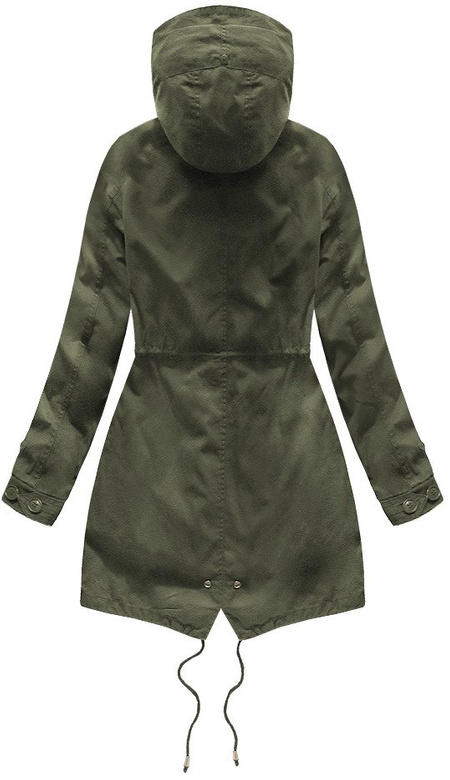 THICK WINTER PARKA WITH LINER KHAKI-BEIGE (X3366X)