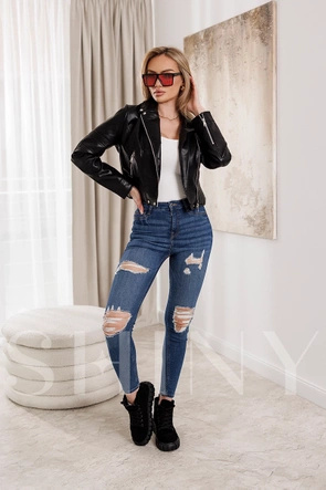 Ramoneska z pikowanym pasem