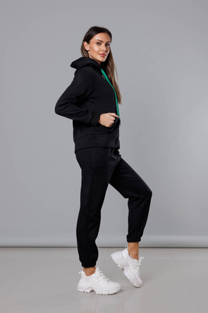 Damski komplet dresowy w kolorze czarnym